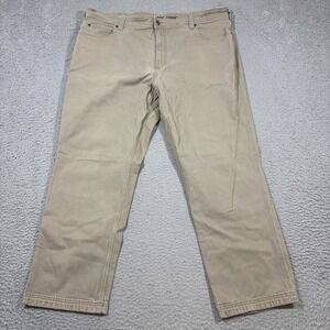 Duluth Trading Company Men's 42x30 Flex Fire Hose Carpenter Pants Beige Pants